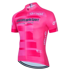 Maillot De ciclismo para hombre, ropa De manga corta transpirable, color morado, Tour De Italia D'ITALIA