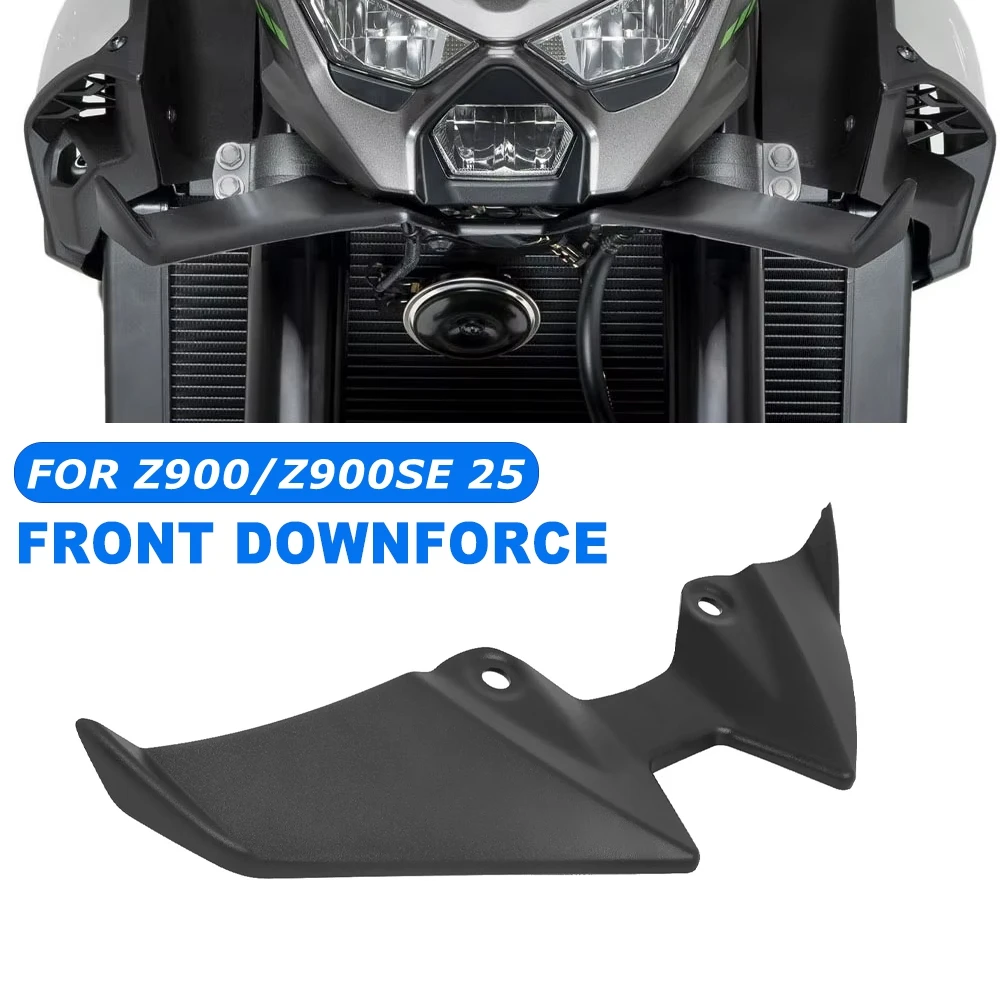 

For Kawasaki Z900 Z900SE Z 900 SE 2025 Motorcycle Front Spoiler Downforce Naked Aerodynamic Wing Deflector Fairing Winglet