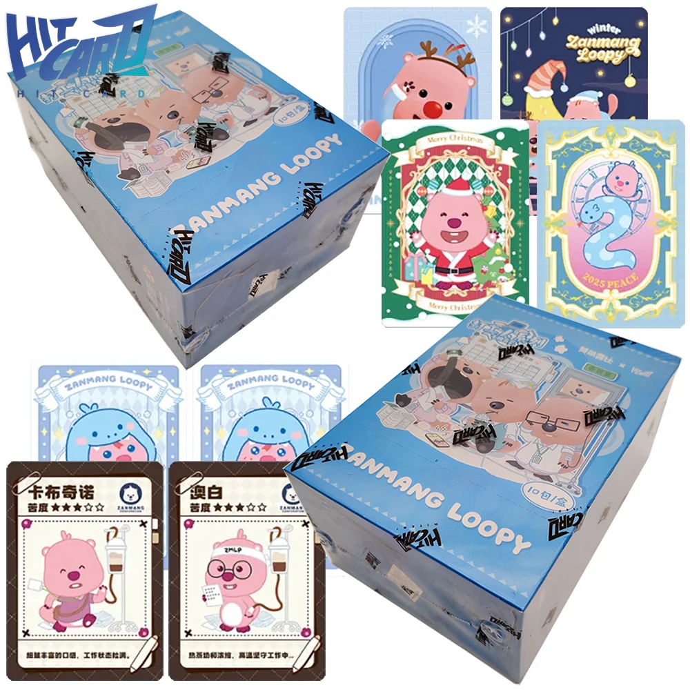 Official HITCARD Korean IP Anime Collection Card Cute Cartoon Stars Favorite By Man and Woman Creative Card Toys Christmas Gifts