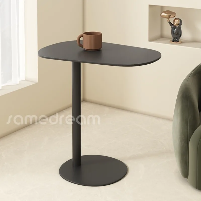 

Imperfect Beauty Accent Table Hand-Finished Iron Mobile Perch | Organic Minimalism for Tight Spaces Coffee Table for Living Room