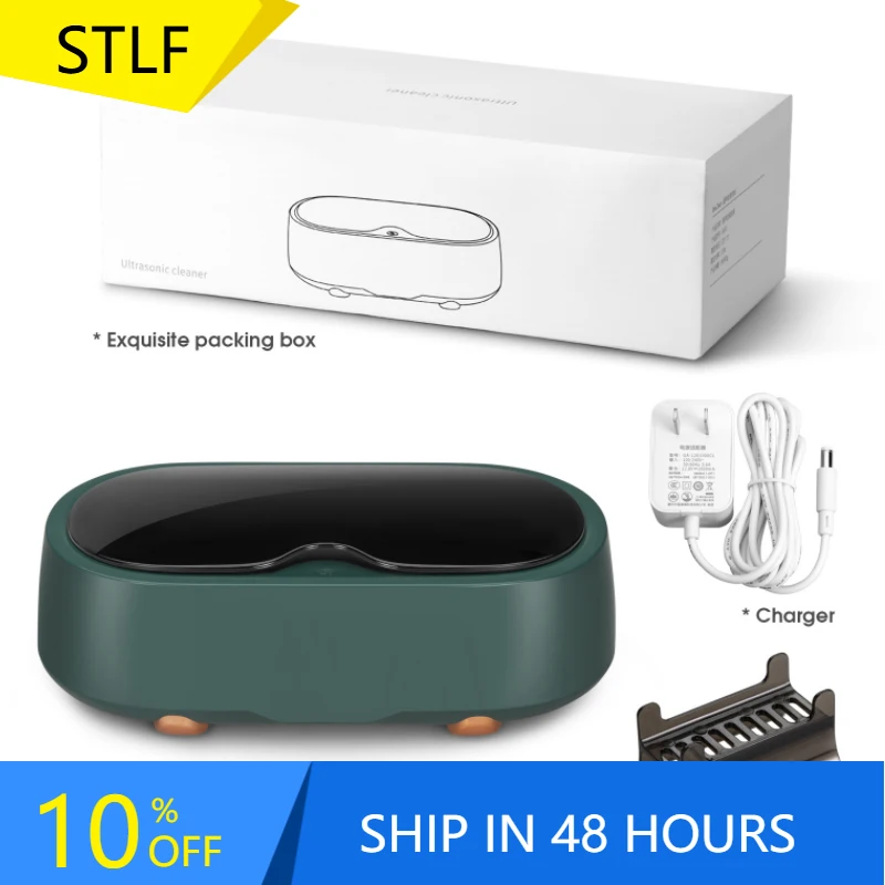 

STLF High Frequency 45KHZ Ultrasonic Jewelry Cleaner Machine Digital Portable Denture Ultrasonic Cleaner Glasses Ultrasonic Clea