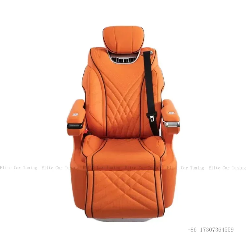 Factory Hot Selling Customized Luxury Auto Leather Seat Heating Massage Electric 7-Seater Function for MPV SUV Conversion
