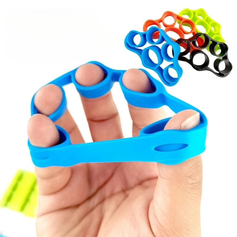 

2pcs Silicone Five-Finger Training Hand Expanders Exerciser Wrist Stretcher Finger Gripper Expander Strength Rehabilitationhand