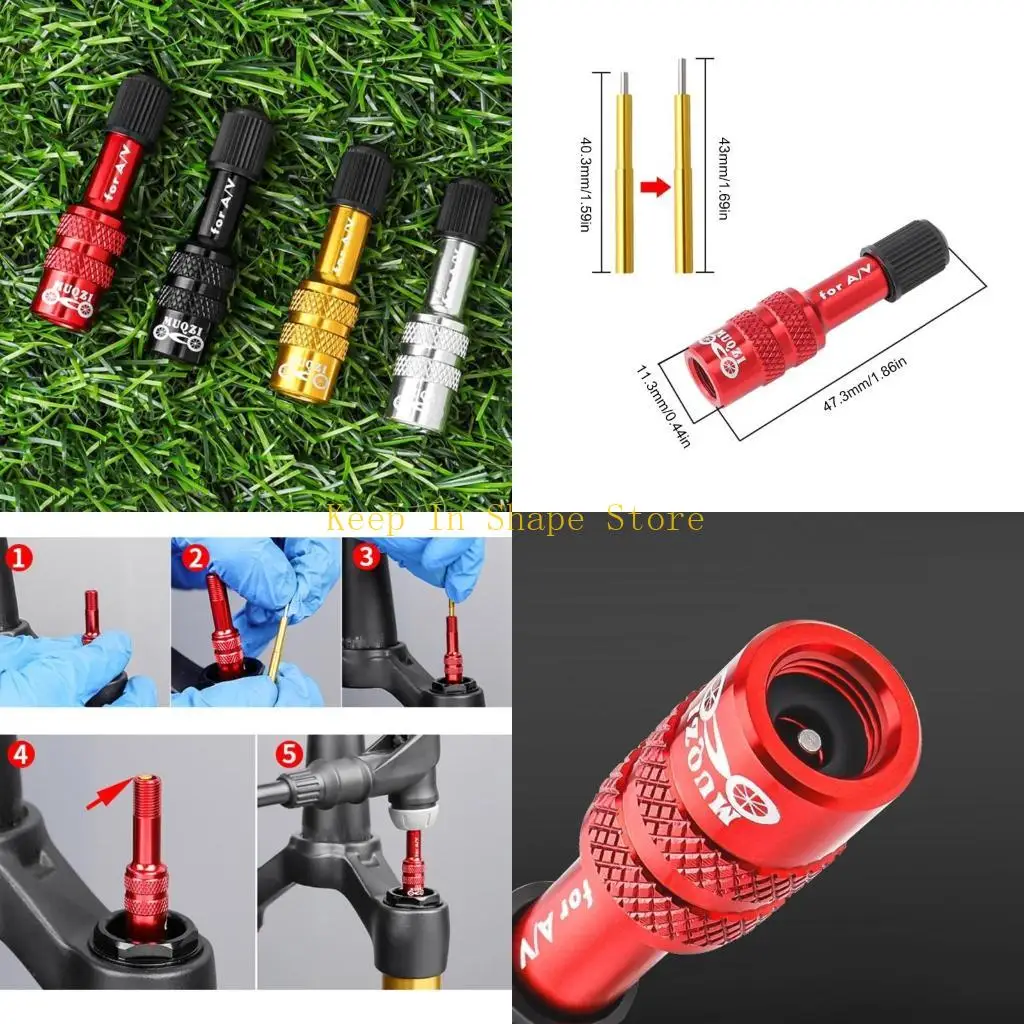 

U1jc antiectage Bike Bike Tire для адаптера клапана DIY дорожный велосипед