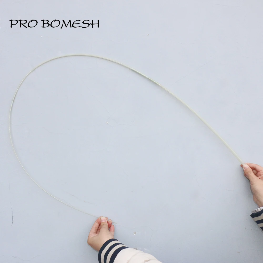 Pro Bomesh 1.43-1.56m 3 Section Hollow Fiber Glass Trout Fishing Rod Blank Travel Fishing Rod Building DIY Component Repair Pole