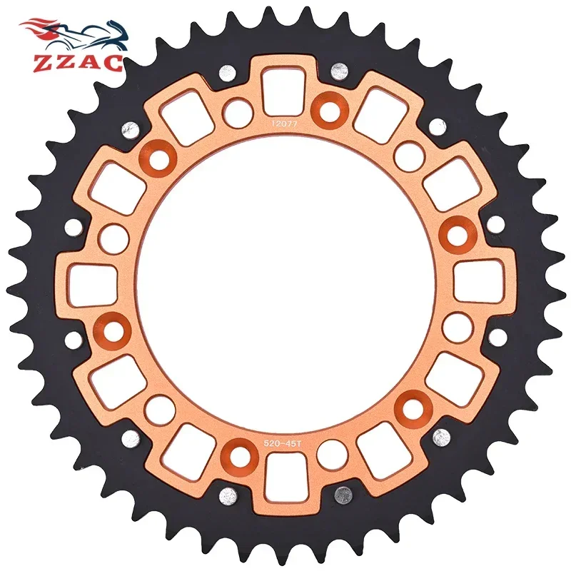 

45T Motorcycle Steel Aluminum Composite Rear Sprocket For KT/M 200 250 400 450 525 530 EXC 200 400 SX 450 525 560 SMR 450 525MXC