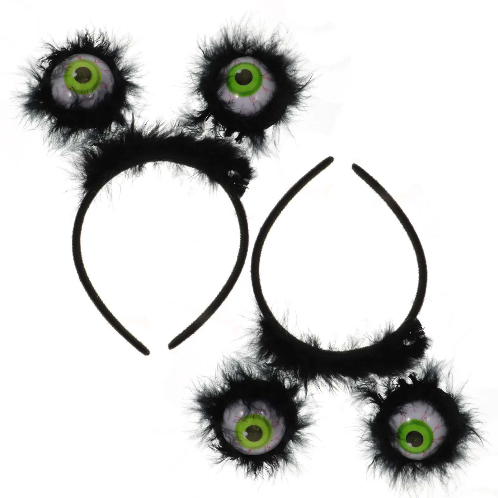 

2pcs Horror Headband Black Purple Halloween Costume Accessories Women Halloween Hair Hoops Hair Tools