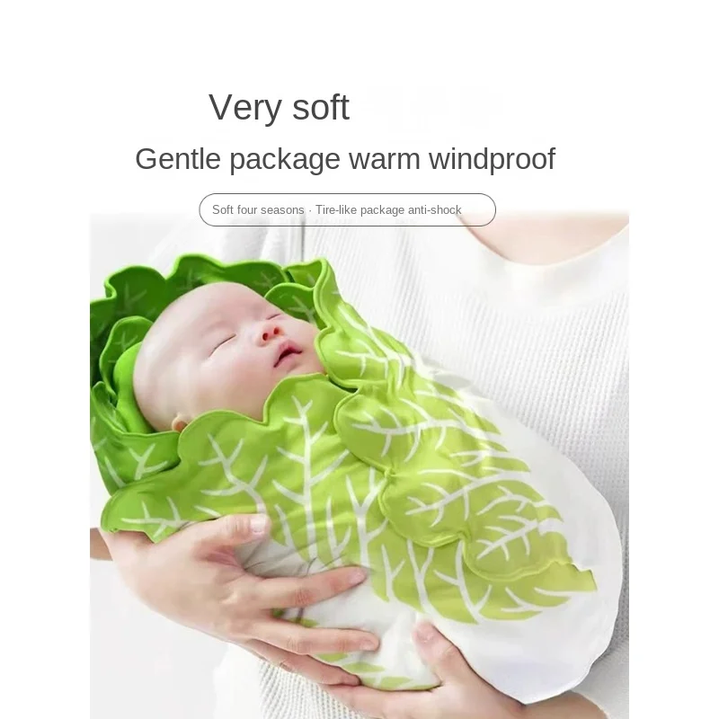 

Napa cabbage Newborn Babies' Quilt, Creative Wrap, Newborn Babies' Pancake Blanket Wrap, Shan Chunxia Swaddle