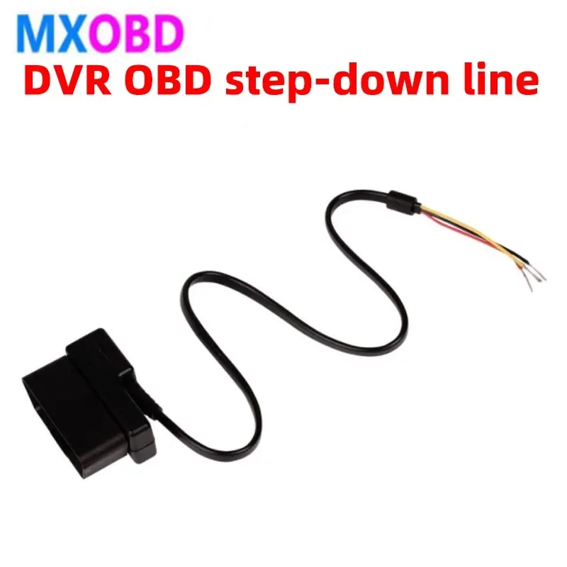 Premium 0.4 Meter 12 24V to 5V/2A ACC Tachograph RearMirrow Camera OBD Step-down Line Module DVR GPS OBD Buck Cables