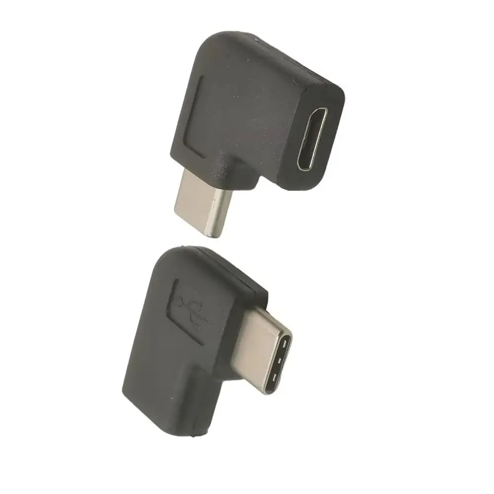 Micro USB Female To Type C Male Bending Adapter Elbow Connector Convertor 90 Degree Right Angle