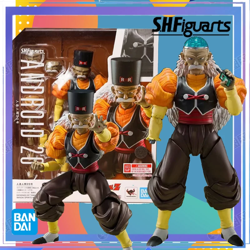 

В наличии, оригинальная Bandai, оригинальная фигурка DRAGON BALL S.H.FIGUARTS SHF ANDROID 20, аниме-фигурка в сборе, игрушки для подарка