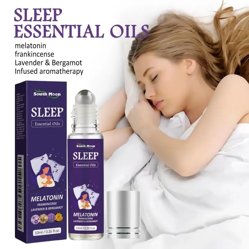 Sleep Roll On Oil Nighttime Routine Nourishing Hydration Soothing Essential Oils for Soft Skin and Relaxing Sleep