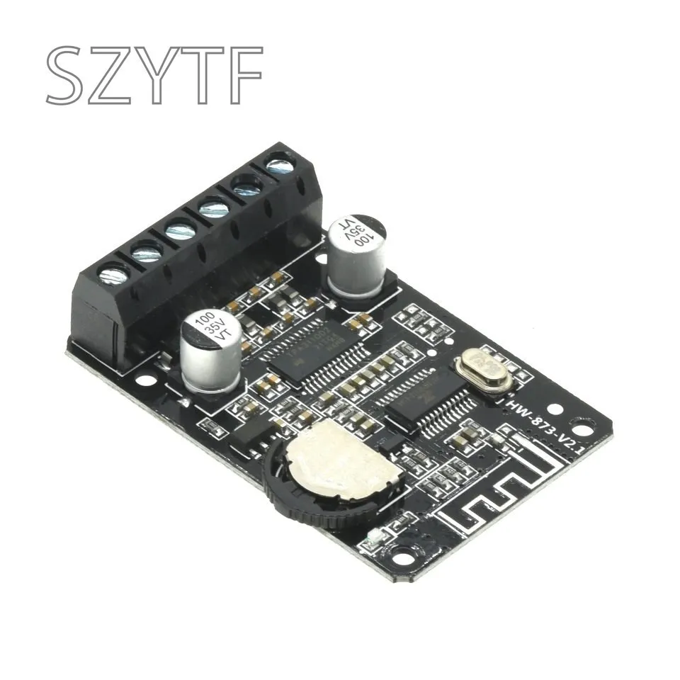 10W / 15W / 20W Stereo Bluetooth-compatible Power Amplifier Board 12V/24V High Power Digital Amplifier Module XY-P15W