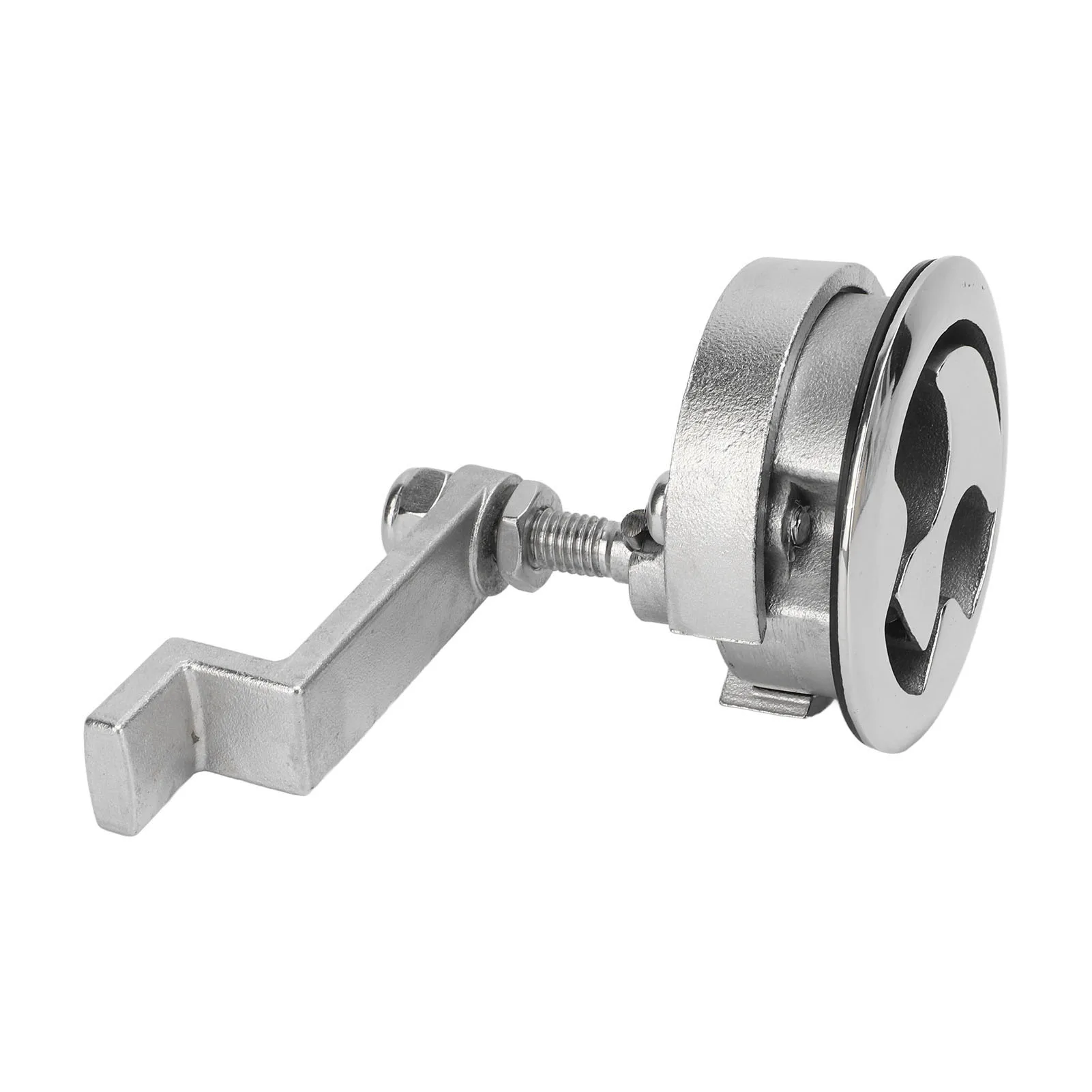 

Boat Floor Handle Lock Marine Hatch Latch - Flush Mounted, Stainless Steel, Mirror Polished - for Ship Cabinet Drawers -Hardware
