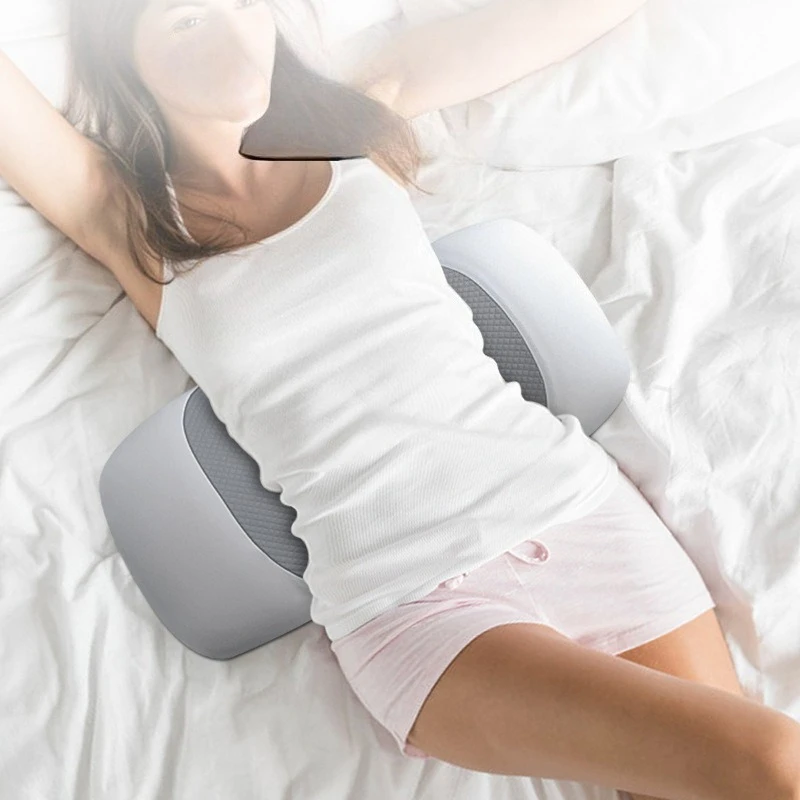 Lumbar Support Pillow Memory Foam for Sleeping Back Waist Cushion Bed Relieve Lower Back Pain Herniated Disc Orthopedic Pad