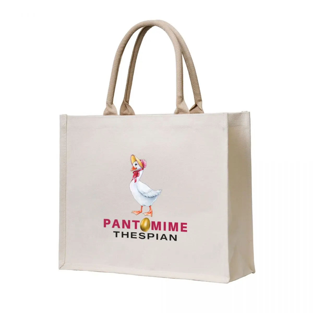 

The Thespian Pantomime Goose. Tote Bag Reusable bags Customizable tote bag reusable shopping bags
