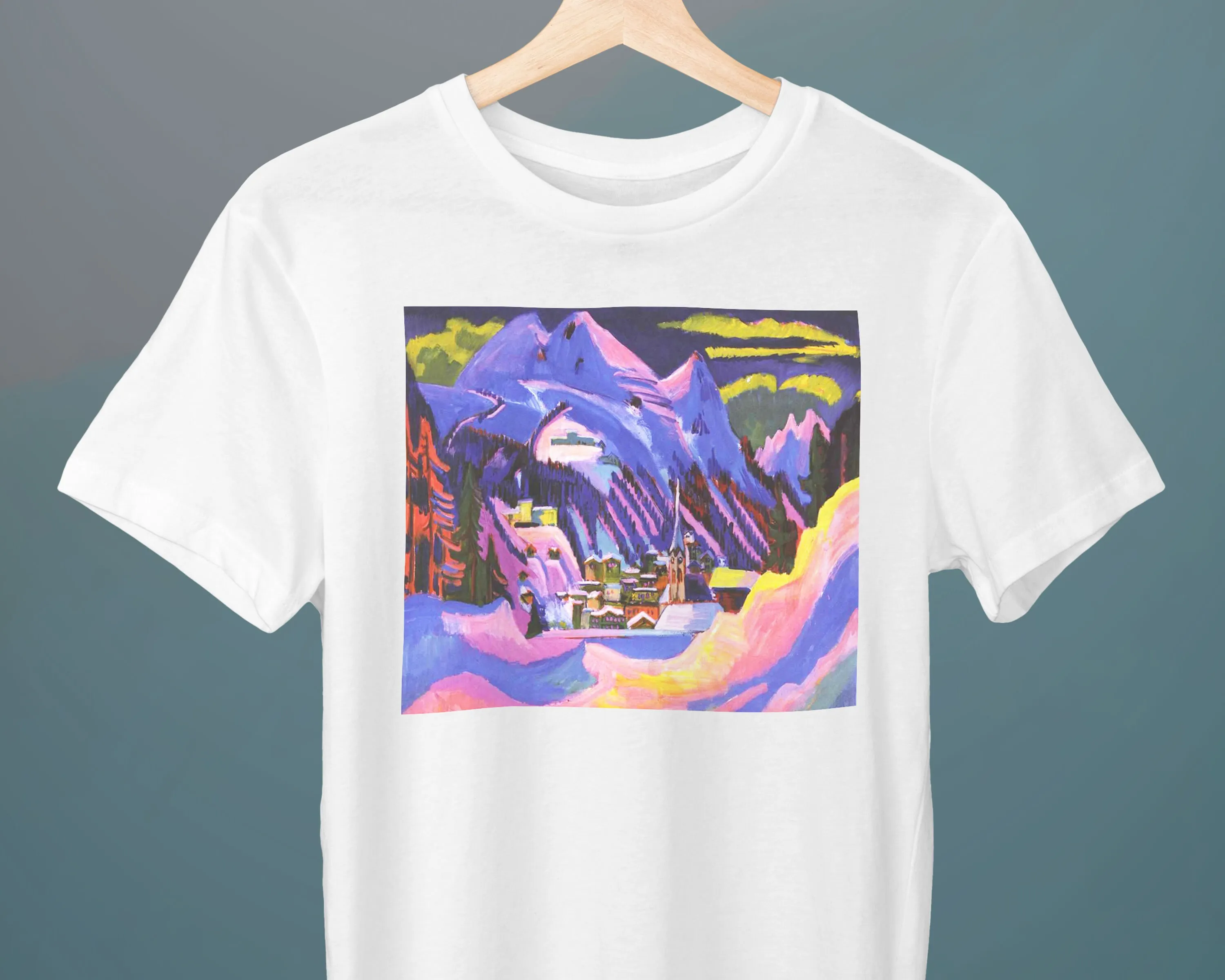 Davos in Snow Ernst Ludwig Kirchner Unisex T-shirt