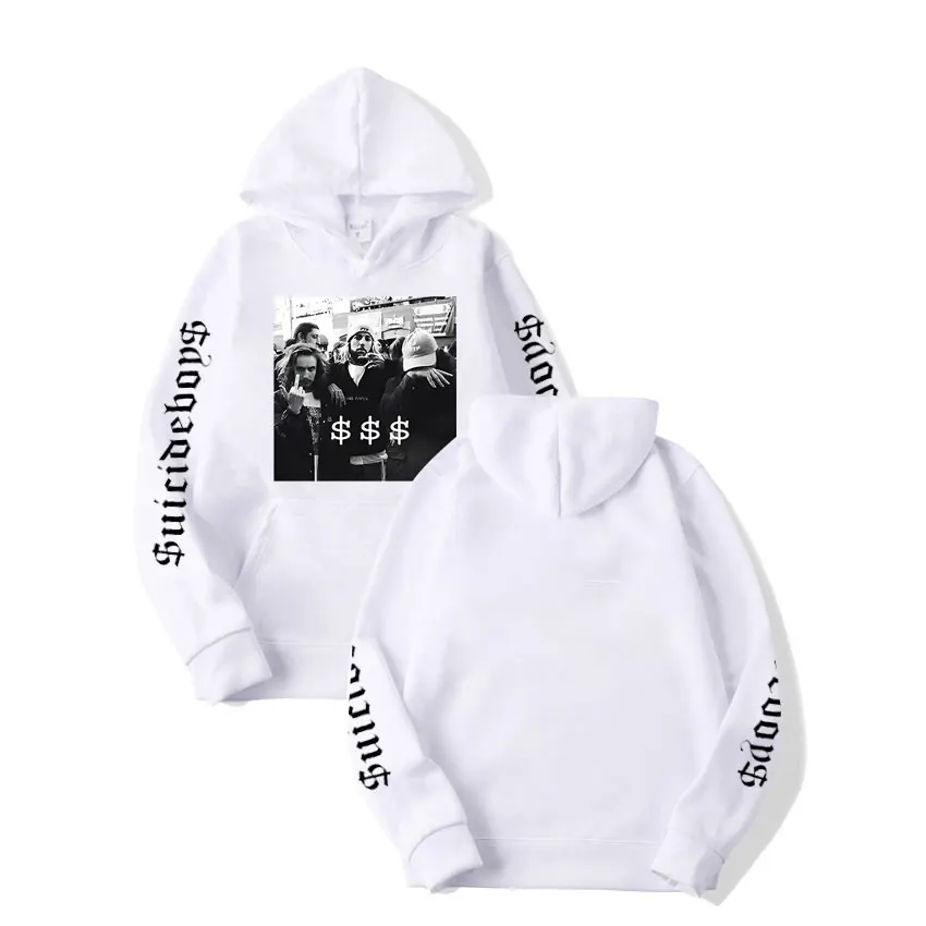 Suicideboys Printed Hoodie Front Pocket Fleece Long Sleeve Pullover Trendy Streetwear Fashion Streetwear