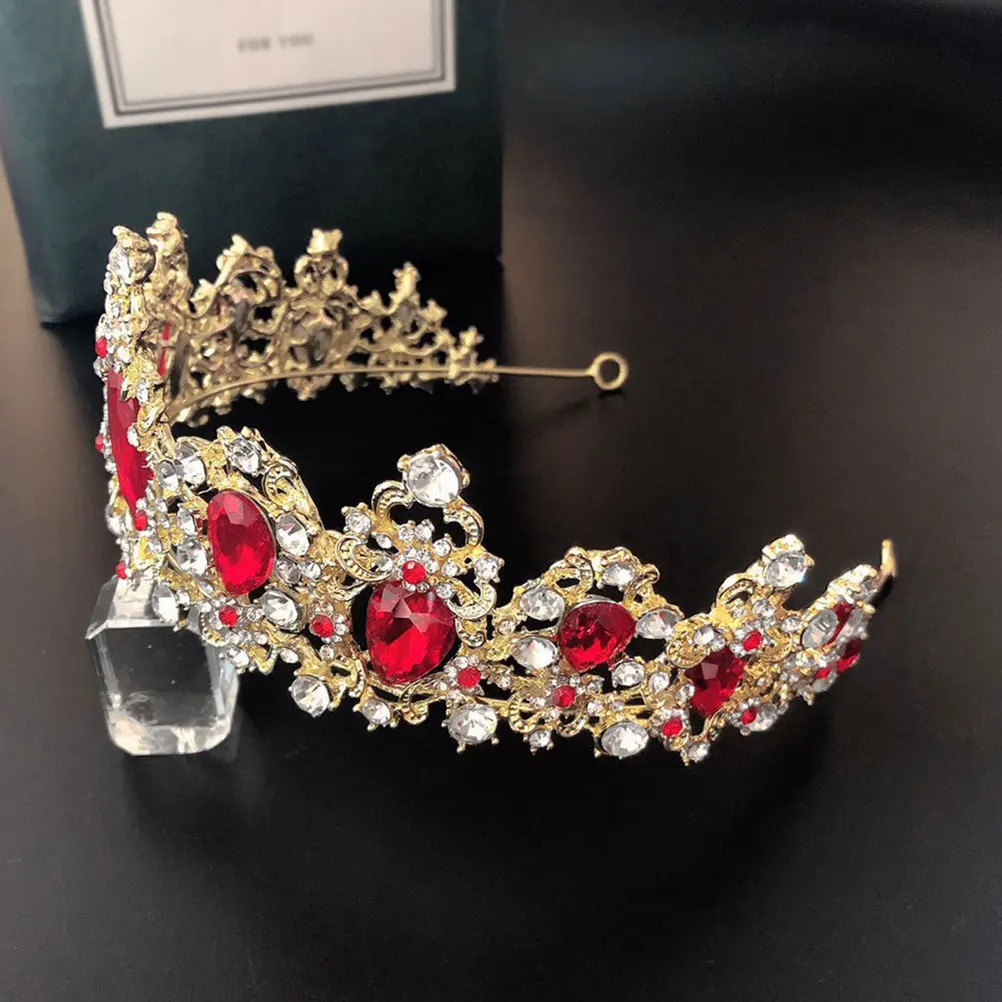 

1 set 1 Set Necklace Earring Set Women Elegant Jewelry Wedding Party Accessories Elegant Jewelry For Women Gift (Red)