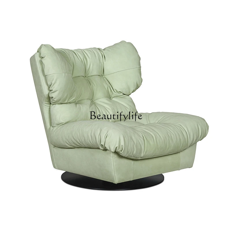 

Cloud sofa rotating chair Italian lazy down chair