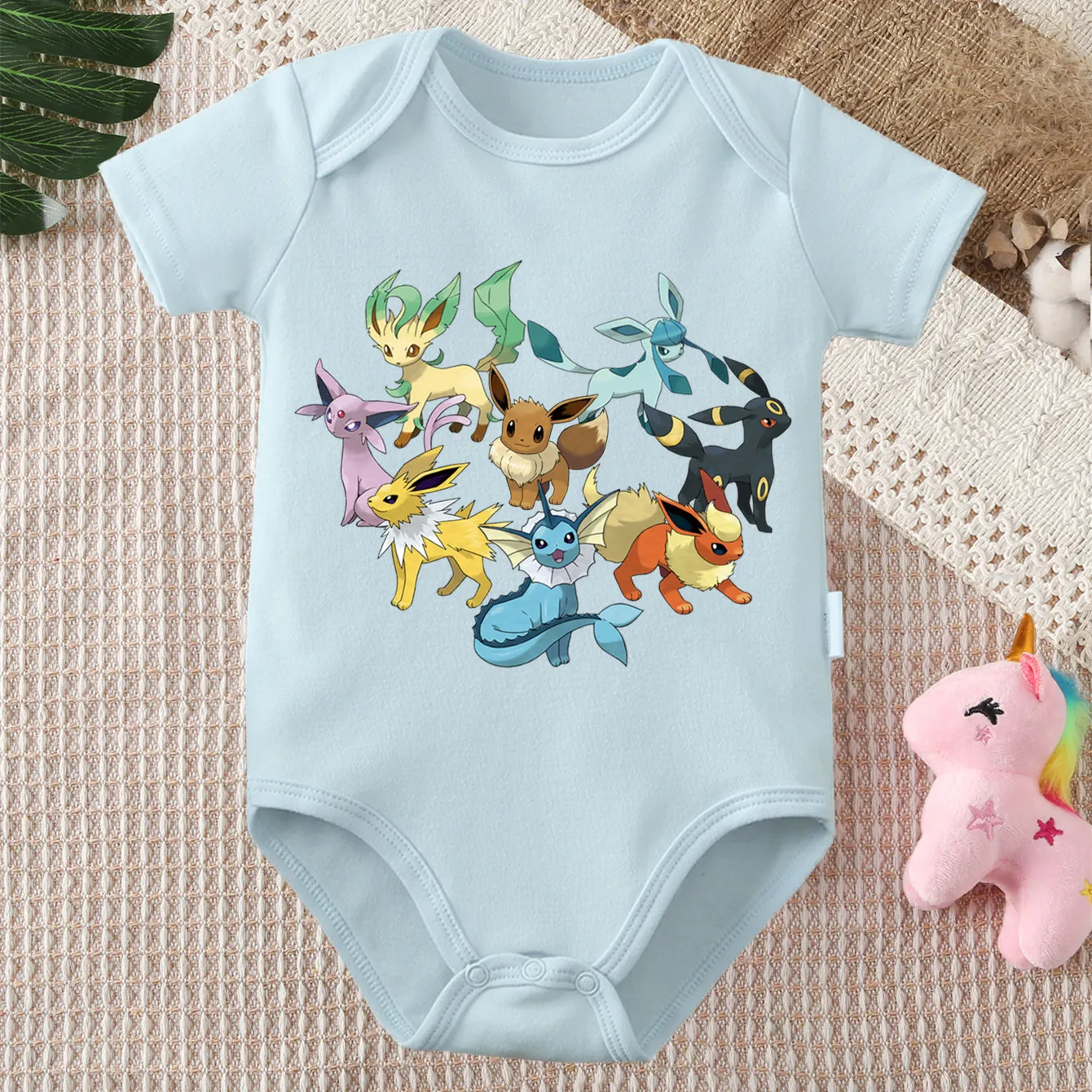 

Ткани из 100% хлопка, изысканная большая коллекция Pokemon, удобный комбинезон-боди для малышей, комбинезон для новорожденных от 0 до 12 месяцев