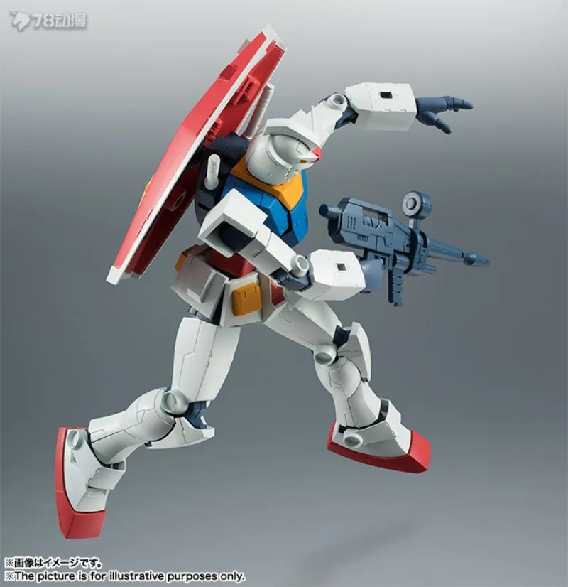 Bandai Originele Echt DE ROBOT GEESTEN 192 RX-78-2 GUNDAM VER.A.N.I.M.E.Action Anime Figuren Speelgoed Jongens Gift Model Ornamenten
