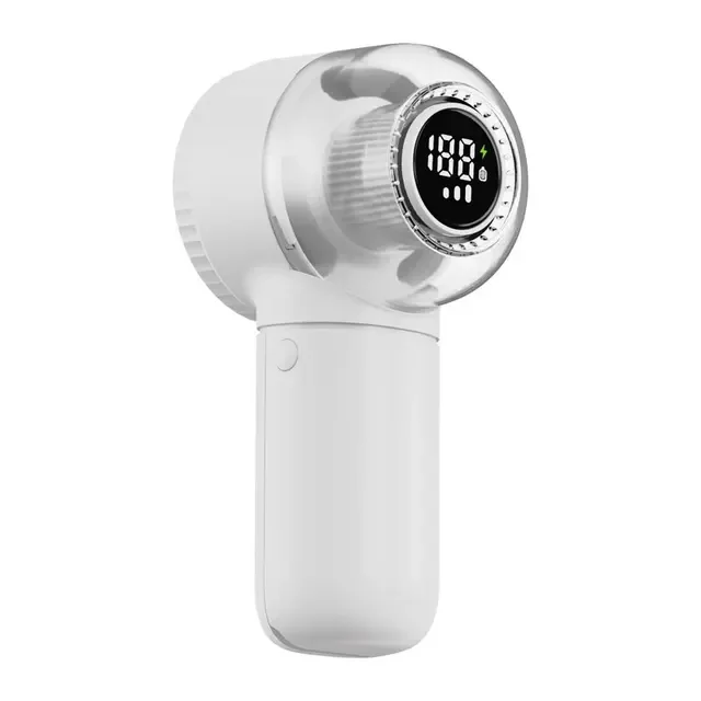 

Rechargeable Fabric Shaver Lint Shaver with Display,6-Leaf Blades,Defuzzer Remove Fuzz Pills from Clothes Sofa