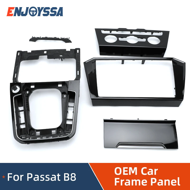 

8 inch 9.2 inch Piano Black Radio Navigation Panel Decorative Frame For VW Passat B8 MIB Screen Bezel Gear Lever Outer Frame