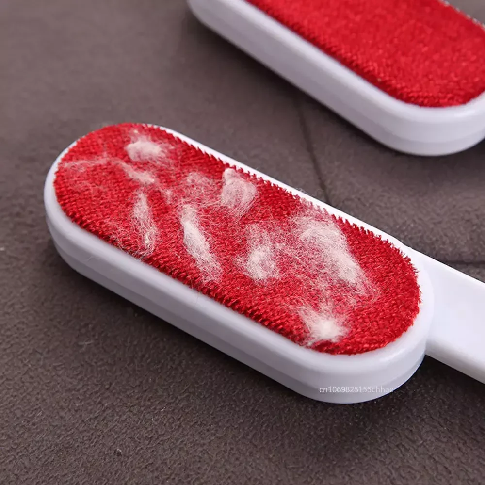 1pc Double Sided Reusable Cleaning Brush Clothes Lint Removal Static Brush Home Coat Suit Brush Pet Hair Remover