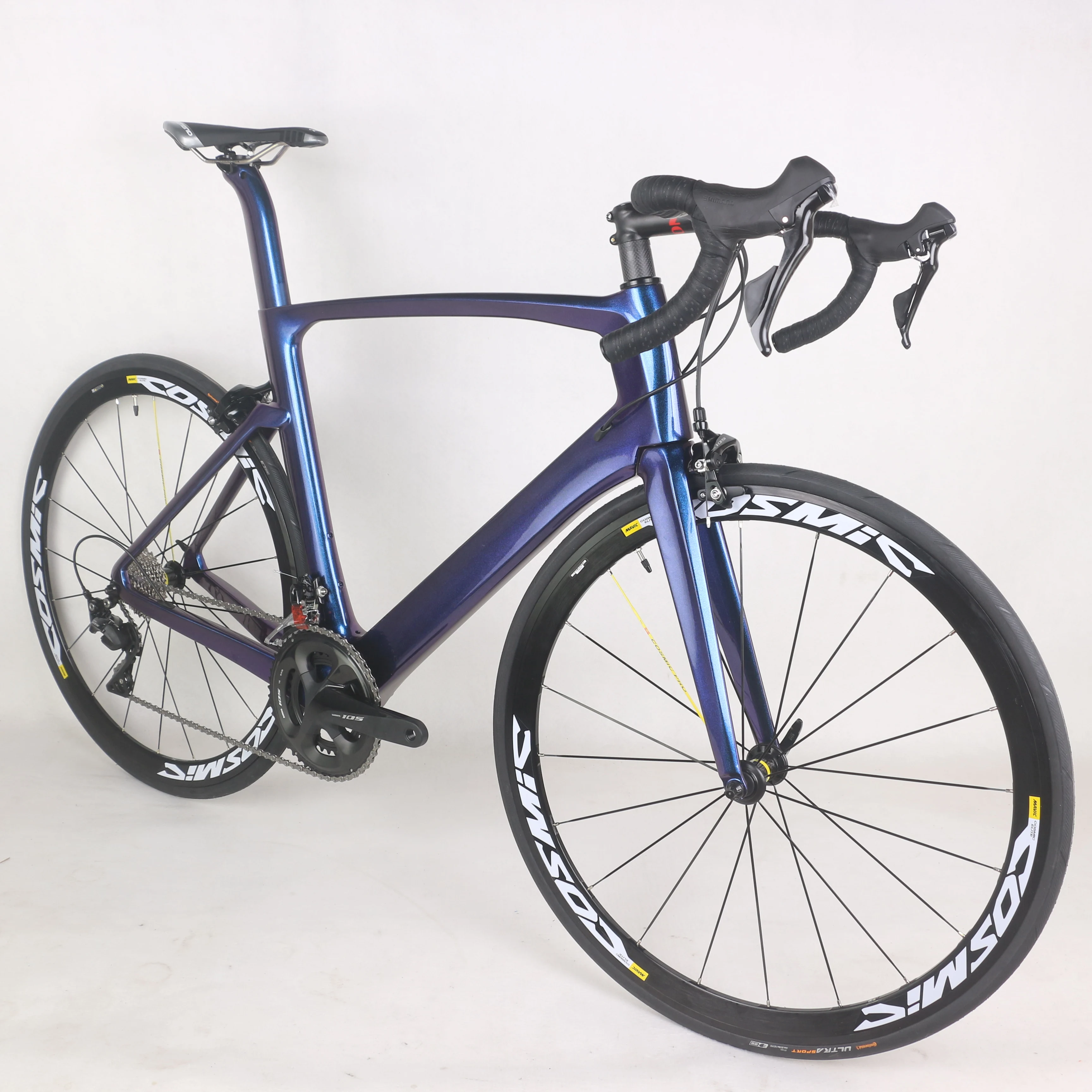 Disc  Road Carbon Bike Carbon  with  groupset shi R7000 22 speed Road Bicycle Complete bike