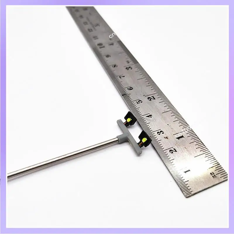 N83R 50 Stücke 2Led Straßenlaterne Maßstab 1:100 Ho Straßenlaterne Landschaft Mini Laternenpfahl Für Sandtisch Modell 2