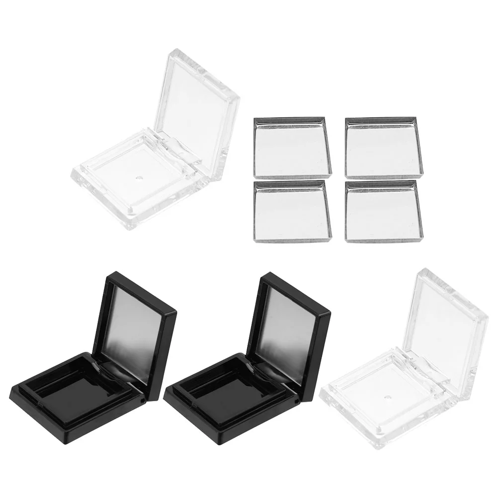 

Empty Eye Shadow Box Plastic Eyeshadow Case Powder Makeup Palette Cosmetics Container Tray Blusher Home Use Glitter Lipstick