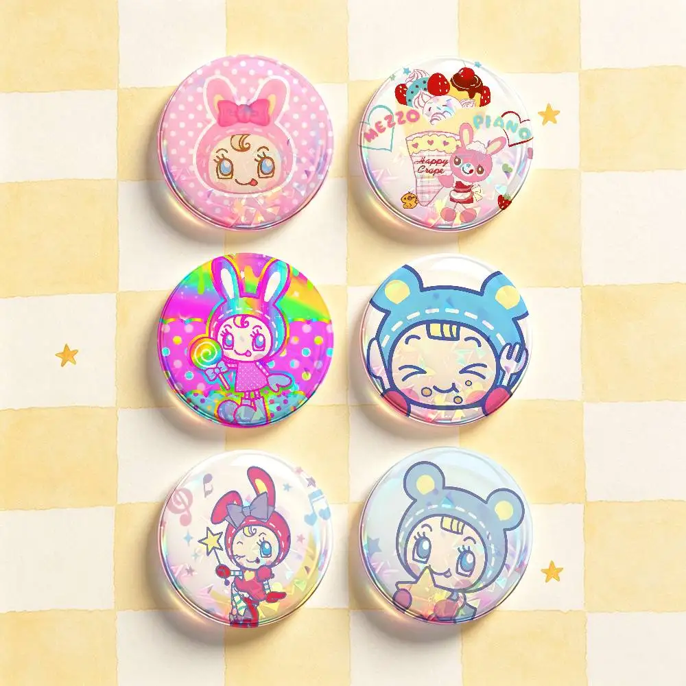 M-Mezzo Piano Custom Badges 75mm 44mm 25mm 32mm 58mm Hat Backpack Accessories Toys Collect Gifts Large