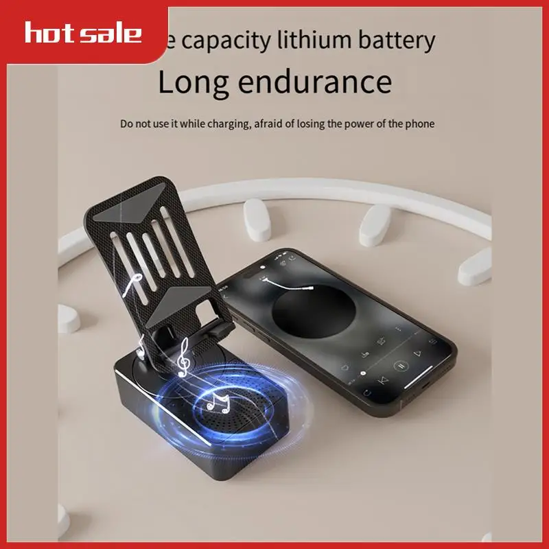 

VVNB-3 In1 Mobile Phone Holder Portable Foldable Mobile Phone Holder With Bluetooth Speaker Mobile Phone Charging