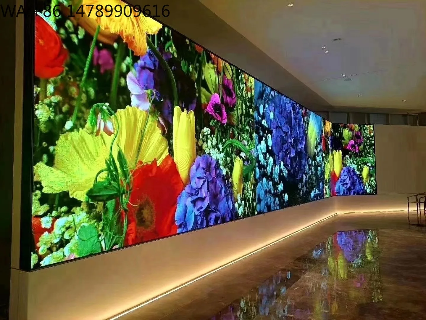 Customized Ultra-Thin COB P1.56 LED Display Screen Indoor Video Wall Panel Die-Cast Aluminum Advertising Screen Direct Factory