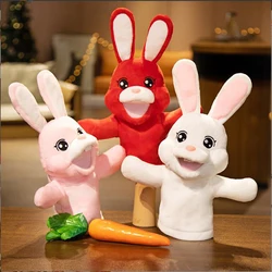 Open Mouth Rabbit Plush Hand Puppet Stuffed Toy