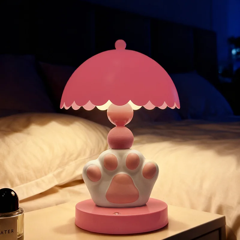 

Premium Desk Lamp Creative Cute Cat Claw Night Light Bedroom Bedhead Decoration Ornament Gift for Children or Friend's Birthday