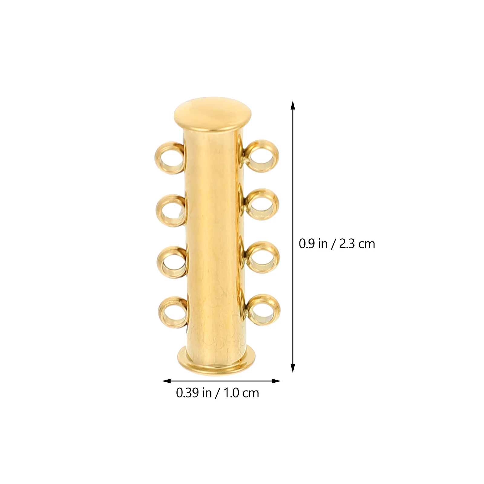 

3pcs Necklace Connecting Clasp Bracelet Buckle Separator Layering Clasps Rose Gold Stainless Steel Jewelry Making Components