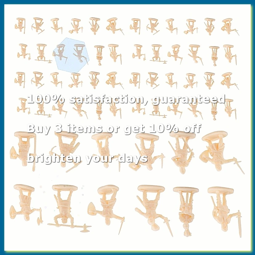 1:72 200pcs Plastic Ancient Figures Toy Soldiers, Swordsman Action Figure DIY War Scene Yellow