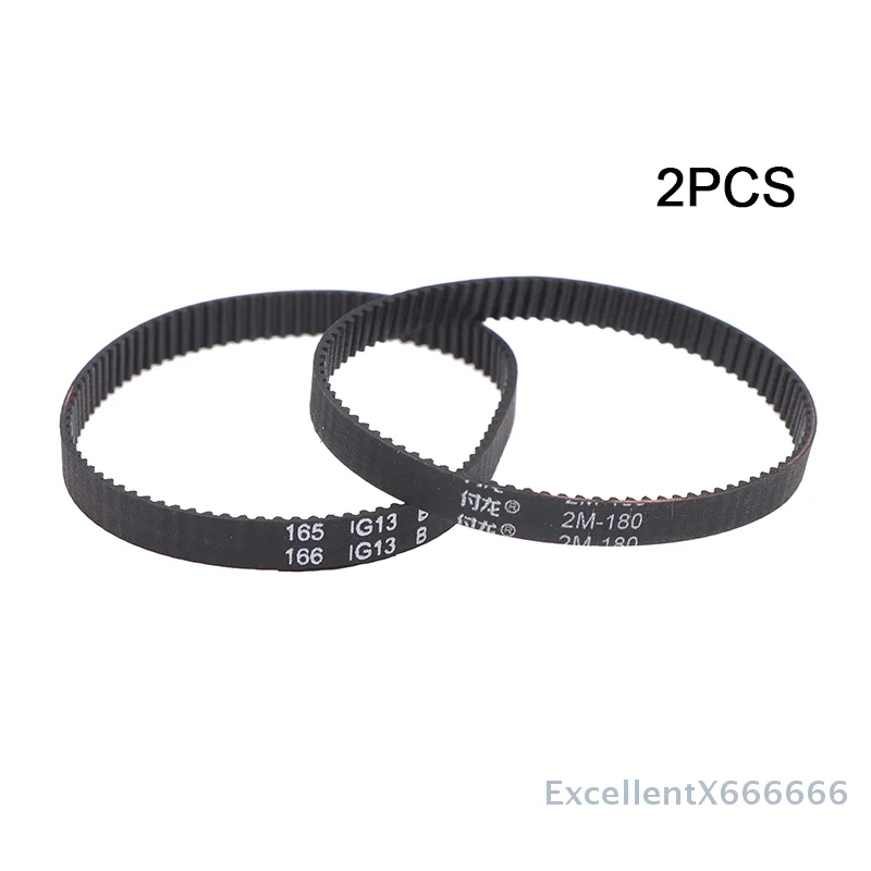 2pcs 140 142 150 160 180mm Width 6mm Synchronous Conveyor Spare Part For Vaccum Cleaner Timing Drive Belt 2GT/2M Perimeter