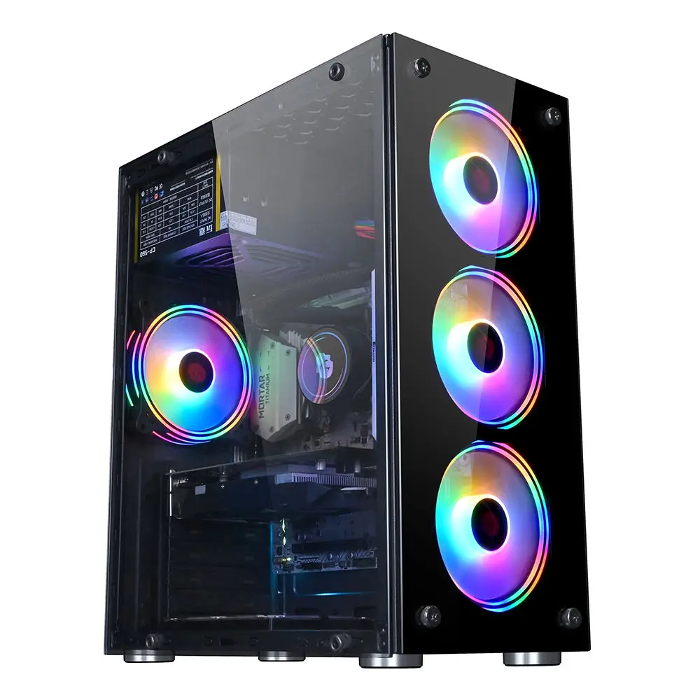 พีซีเกมมินิเกม PC ขนาด8g คอร์ I7 CPU H DDR4 NVMe NVIDIA GTX 1050 16G Gamer คอมพิวเตอร์เดสก์ท็อปความละเอียด HD DP WiFi6 ALL IN ONE