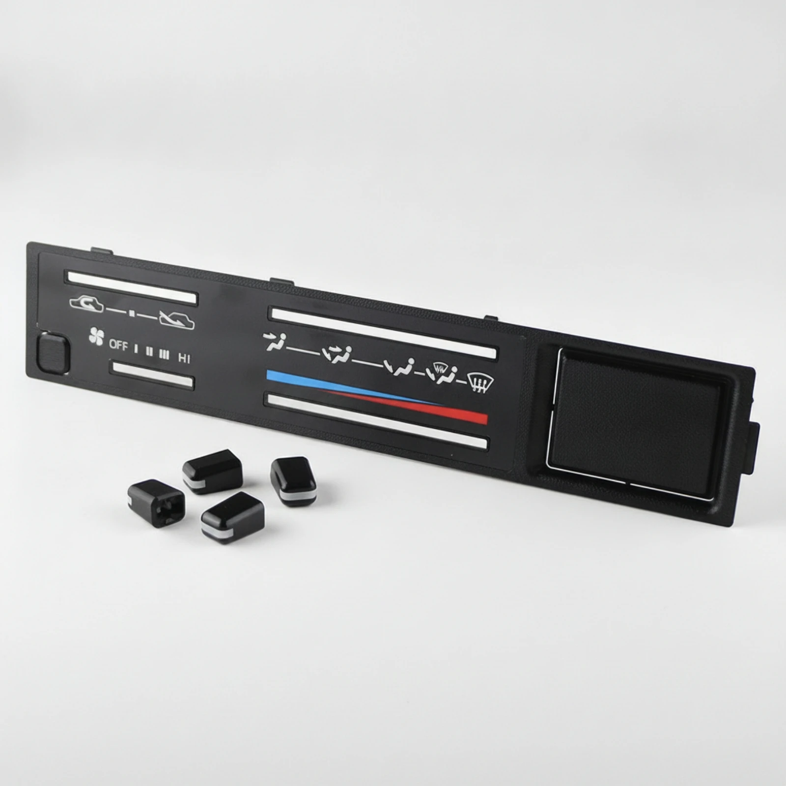 Air and Climate Climate Control Panel Cover OEM-Style Climate Control Panel Cover with Button Caps Dashboard Trim Bezel