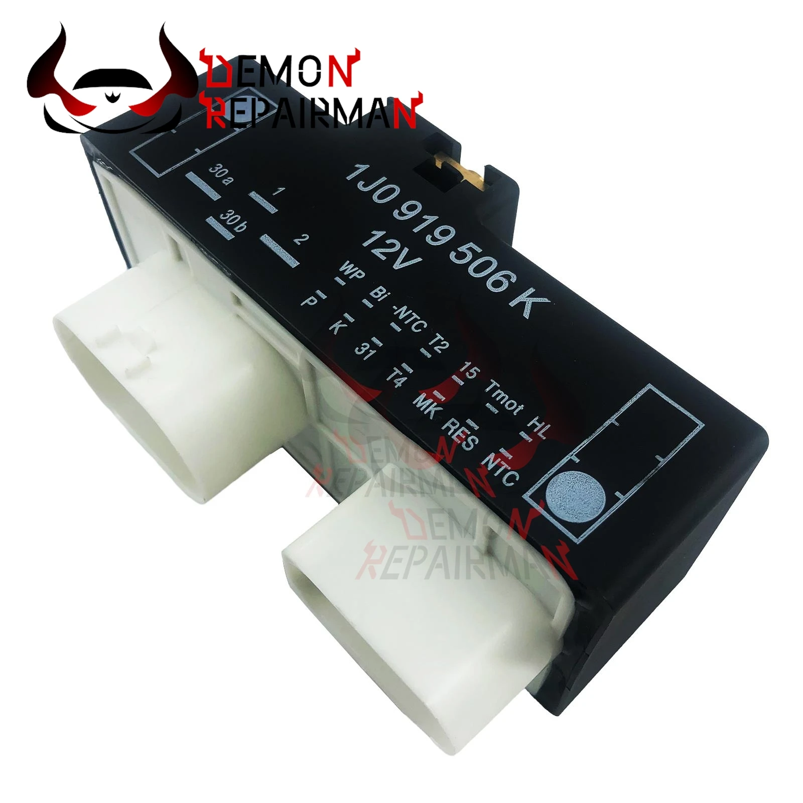 Picture 5: 1J0919506K Cooling Fan Relay Radiator SE0027 Radiator Fan Control Unit Module for SEAT AROSA 1.4L LEON 1.8L 1.9L VW POLO 1.4L