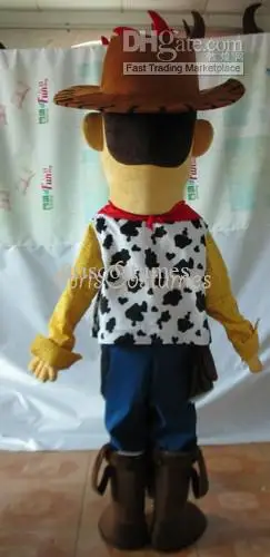 New Adult Halloween Character Cute Cowboy Boy Christmas Dress Full Body Props Outfit Mascot Costume