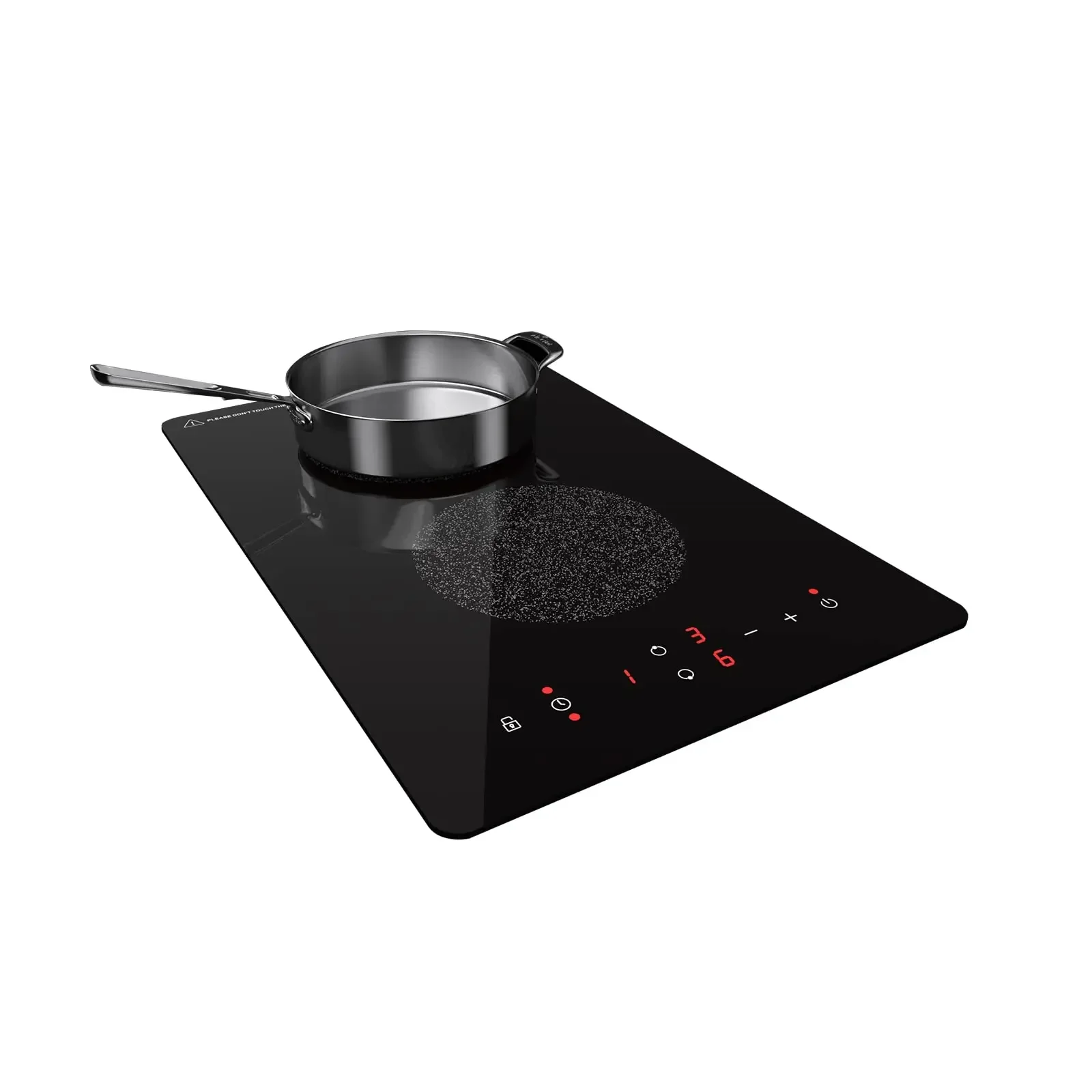 

Induction Cooktop, 2 Burner Electric Cooktop 120V Vertical Electric Stove, 12 Inch LED Touch Screen, Fast Heat, 9 Heating Level,