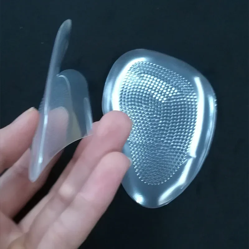 1Pair Women Silicone Gel Insoles for Shoes Forefoot Pad Insoles Inserts High Heel Insole for Shoe Inserts Pads Reduces  Pain image 2