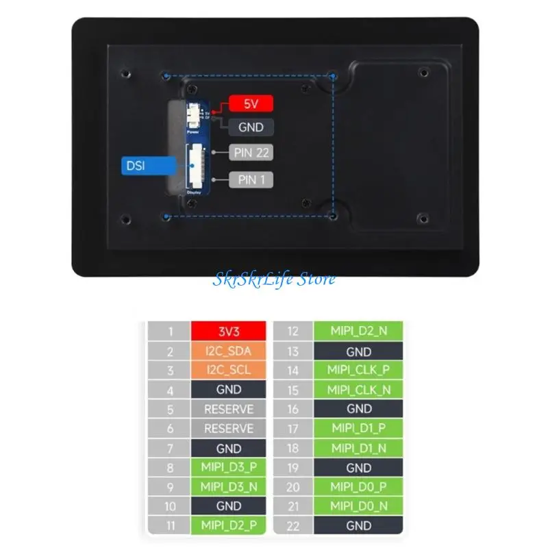 

E65E 5inch IPS LCD Display Capacitive Touchscreens 720x1280 Resolution For Embedded Systems And Industrial Use