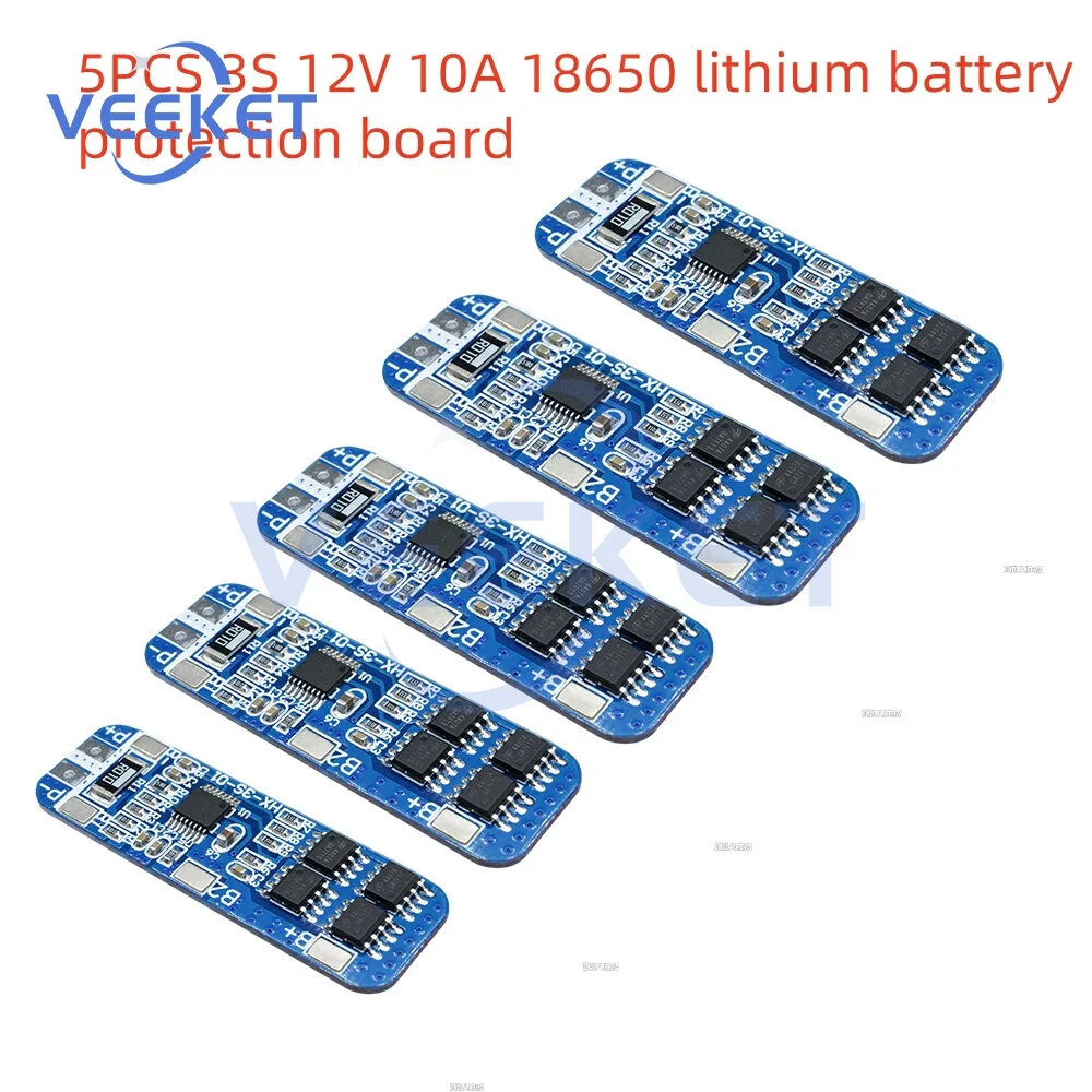 1/5PCS 3S 12V 10A 1… - image