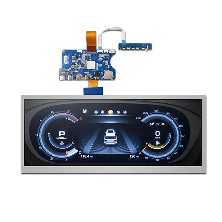 12.3 Inch Display 1920*720 Car Navigation Automotive Led  screen lvds interface usb type-C