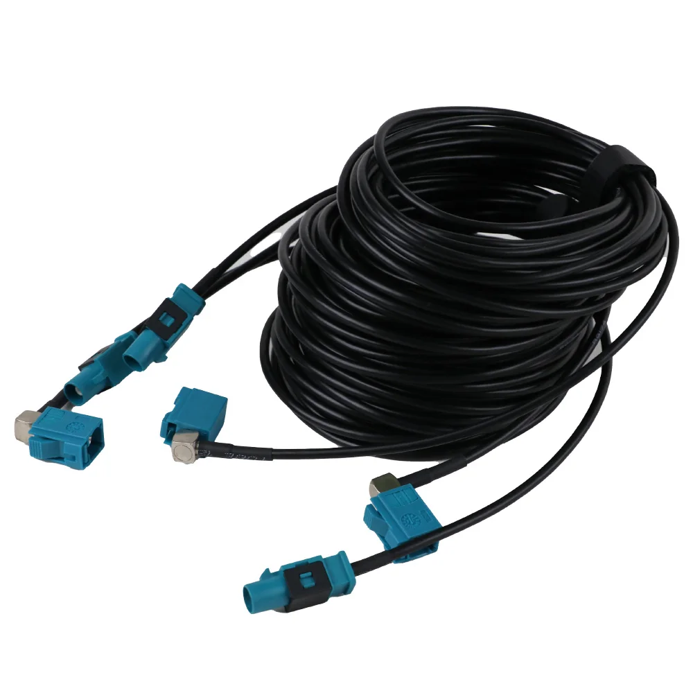 30PCS Fakra Z Male to Fakra Z Female 90° Jack Car Navigation GPS Antenna Adapter Extension Cable RG174 RF Coaxial Pigtail